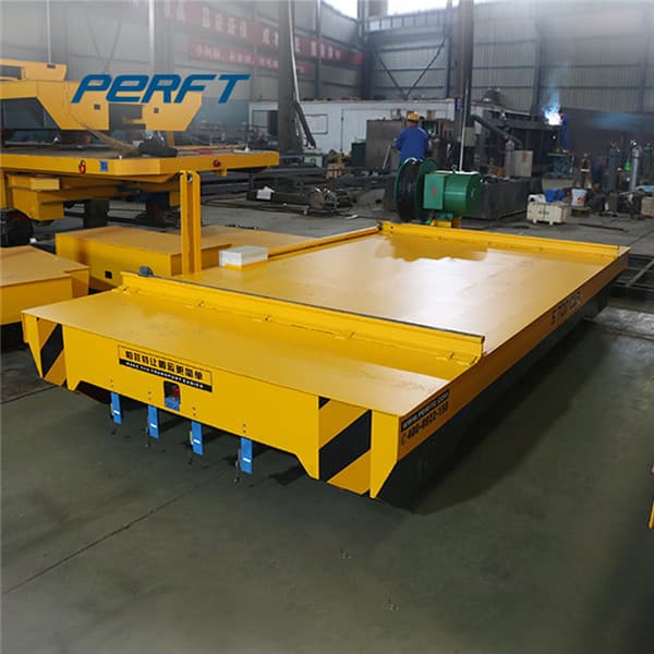 Cable Reel Powered Electric Flat Cart For Concrete Factory